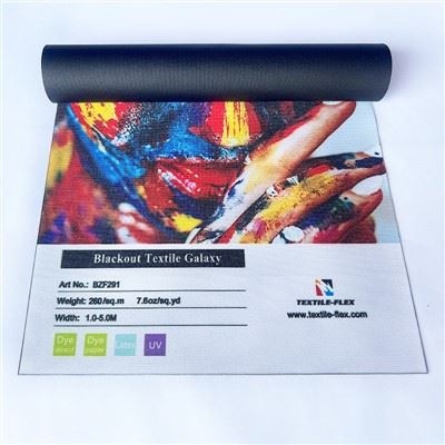 260 gsm-es fekete hátterű szövet