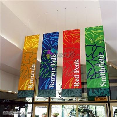 Kétoldalas blokkoló függő banner szövet